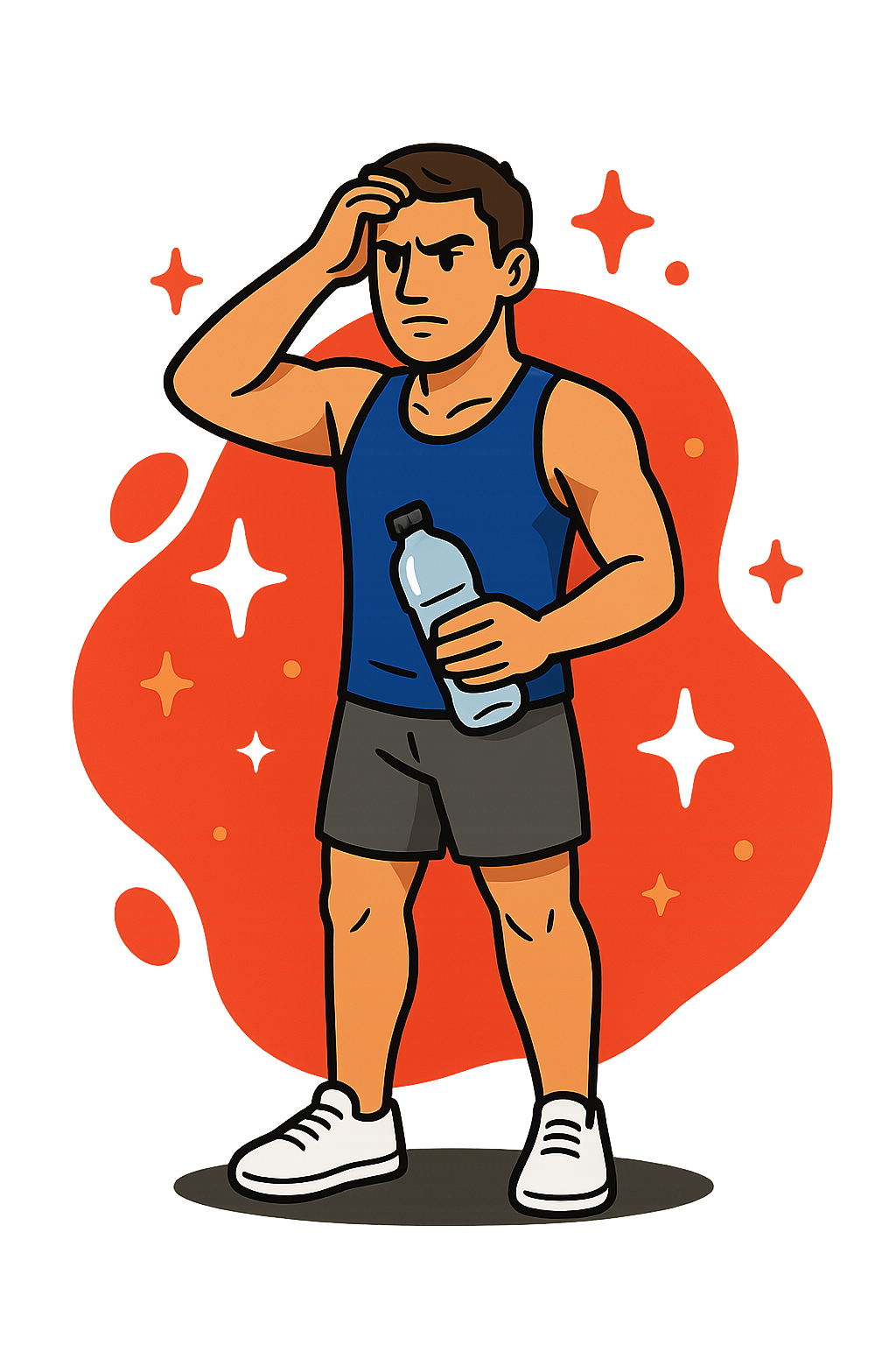 Quase não bebo água